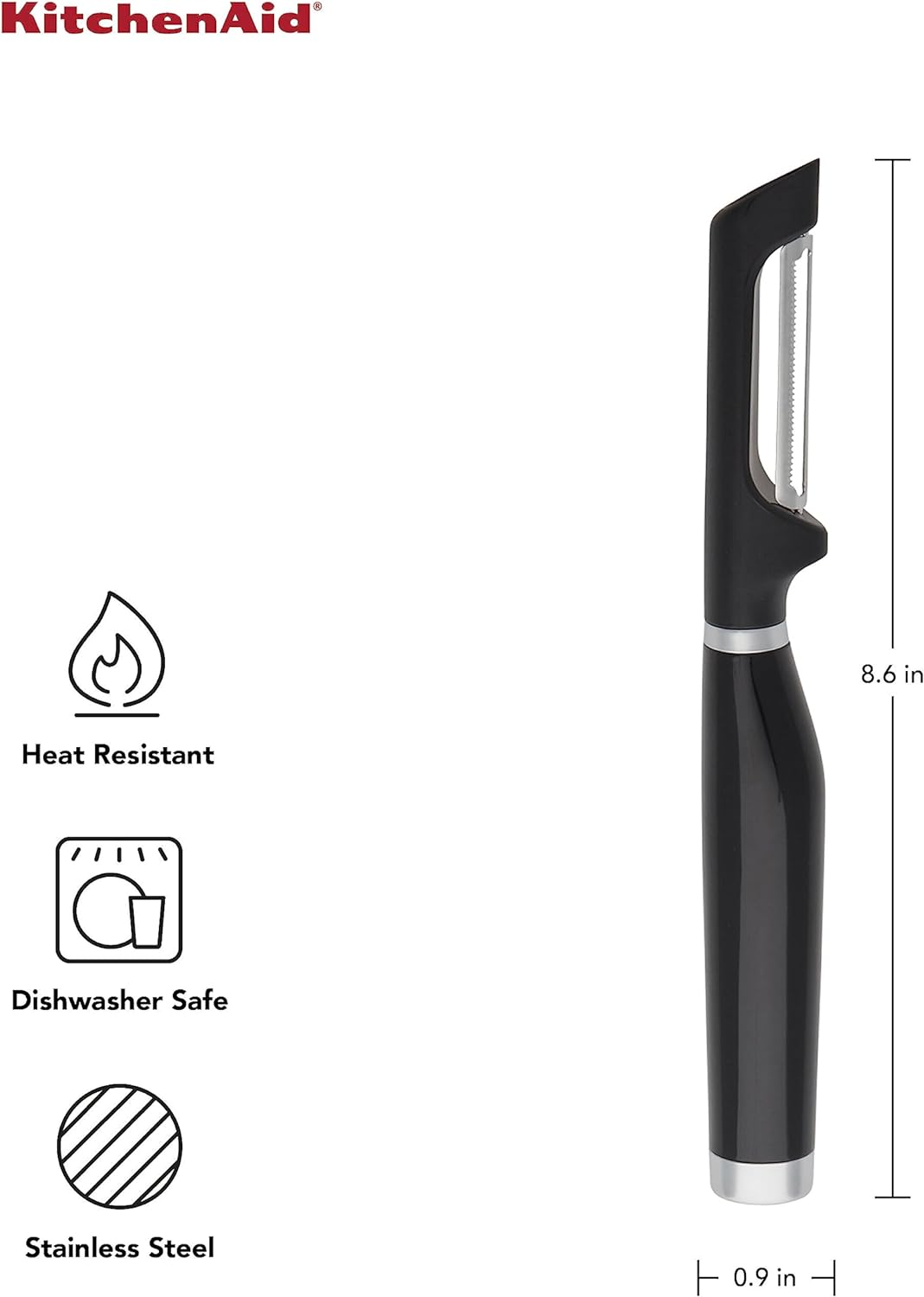 KitchenAid Classic Euro Peeler, One Size Black 2 - Image 4