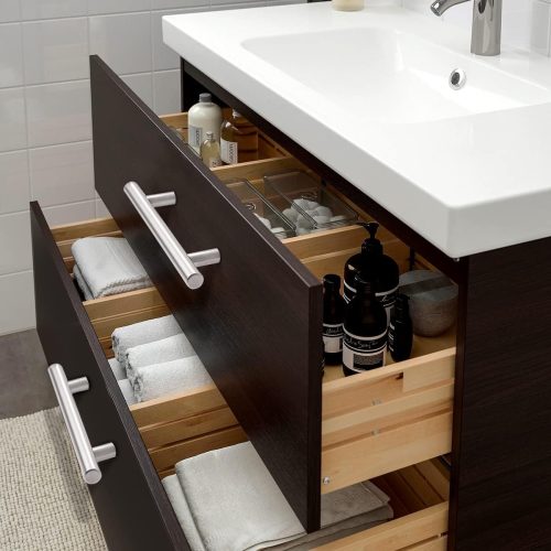 Kitchen Cabinet Handles Stainless Steel Satin Nickel Furniture Dresser Hardware,6 Inch Total Length Euro T Bar, 30 Pack - Hole Center 3.75 Inch(96mm), Brushed Nickel - Image 2