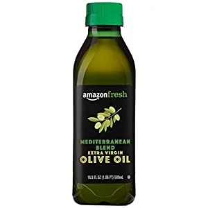 AmazonFresh Mediterranean Extra Virgin Olive Oil, 16.9 fl oz (500mL)