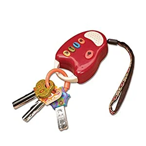 B. toys ? FunKeys Toy ? Funky Toy Keys for Toddlers and Babies ? Toy Car Keys and Red remote with Light and Sounds ? Non?